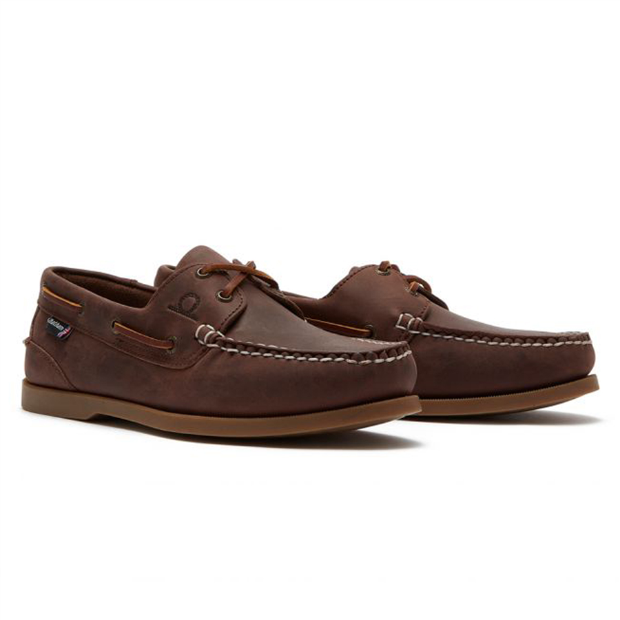 Chatham Mens Deck II Shoes - Chocolate 7 2